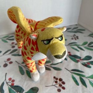 Disney Yellow and Red Stuffed Animal